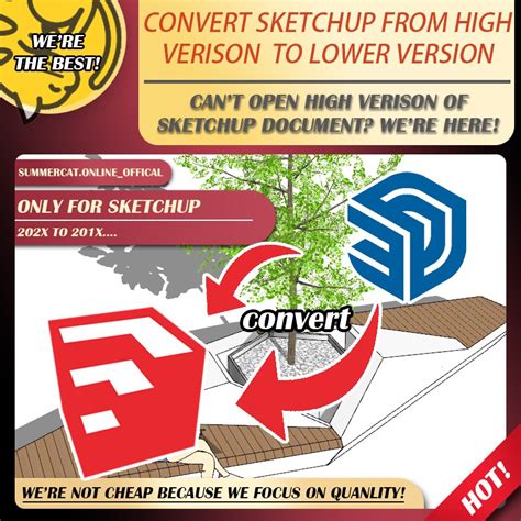 sketchup higher version to lower version converter online